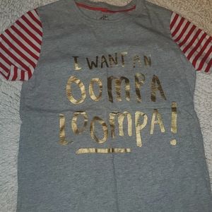 Mini Boden Roald Dahl Shirt Sz 7-8